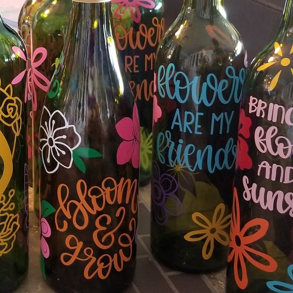 *HP* Wine Bottle Decorative Upcycled bottle, All Occasion, Cork Light - Picture 9 of 16